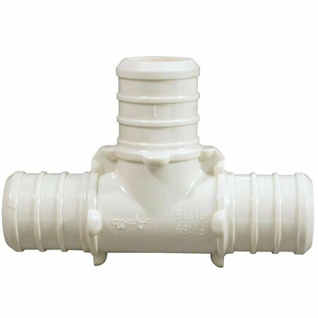 HOUSE 0.5 in. Pex Barb Tee - White, 5PK HO3679002